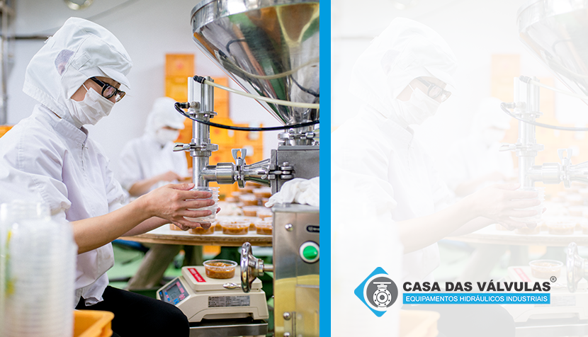 Indústria alimentícia: melhores válvulas para aplicação no setor