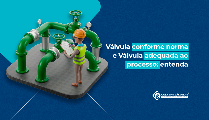 Válvula conforme norma e Válvula adequada ao processo: entenda